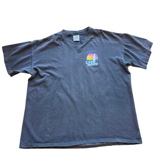 Vintage Wild Oats Men Cabo Wabo Cantina‎ T-Shirt XL Black Vintage Style Cotton